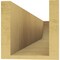 Ekena Millwork 6in. W x 6in. H x 36in. L Durham Woodgrain TimberThane Rafter Tail, Primed Tan RFTUR06X06X36DURRCPR - alternate 6